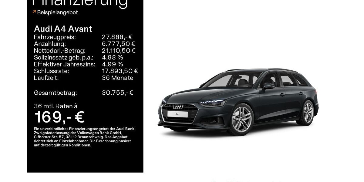 Audi A4 39.200 km 27.888 &euro; Mühlheim 63165