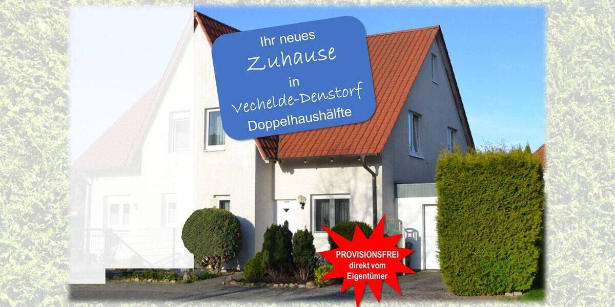 Doppelhaushälfte Vechelde Denstorf - 4 Zimmer, 100 m&sup2;, 380.000&euro; | Angebot:26306311