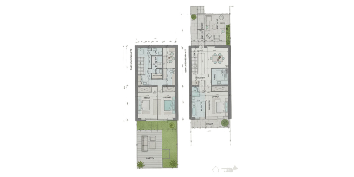 Charmantes Reihenmittelhaus in Steinhagen mit Garten und TG Platz 2 zimmer