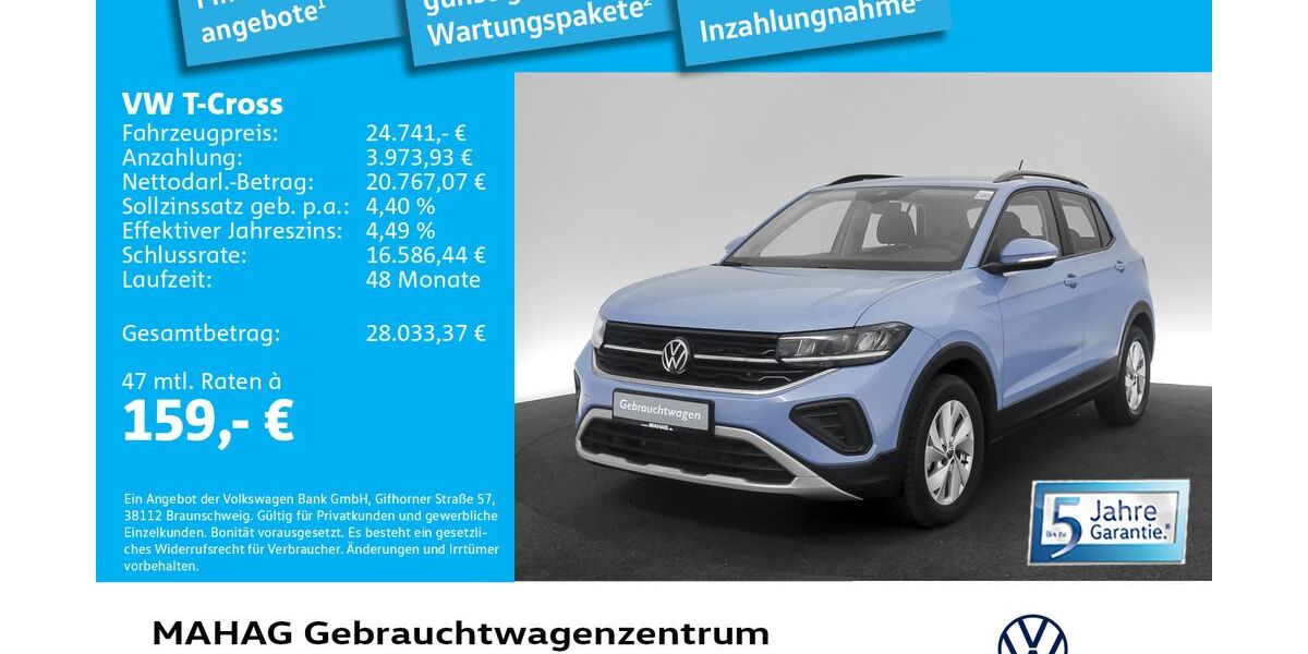 VW T-Cross 3.071 km 24.242 &euro; München 80935