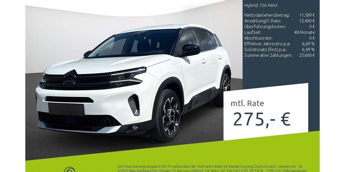 Citroen C5 Aircross 20.692 km 23.989 &euro; Borken 46325