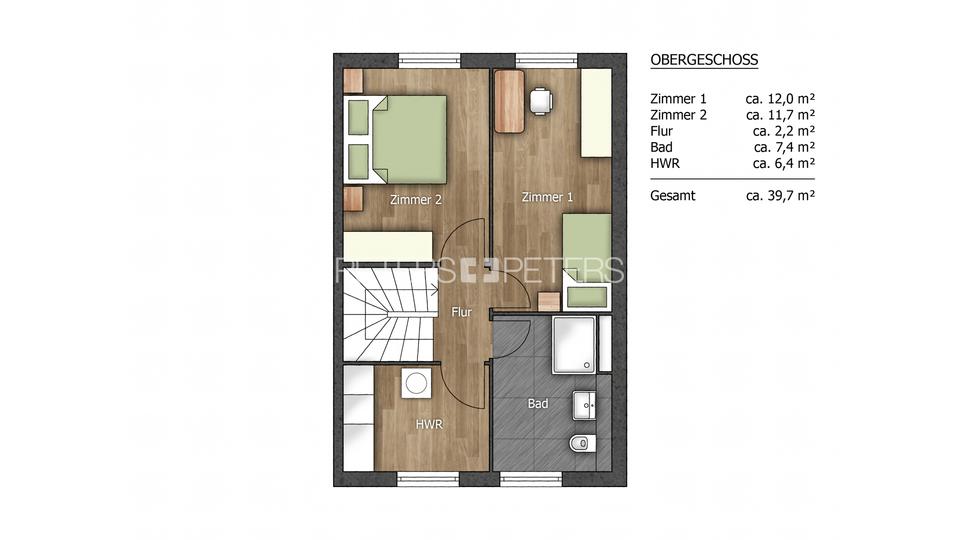 Reihenhaus Geesthacht - 4 Zimmer, 120 m&sup2;, 1.860&euro; | Angebot:24568396