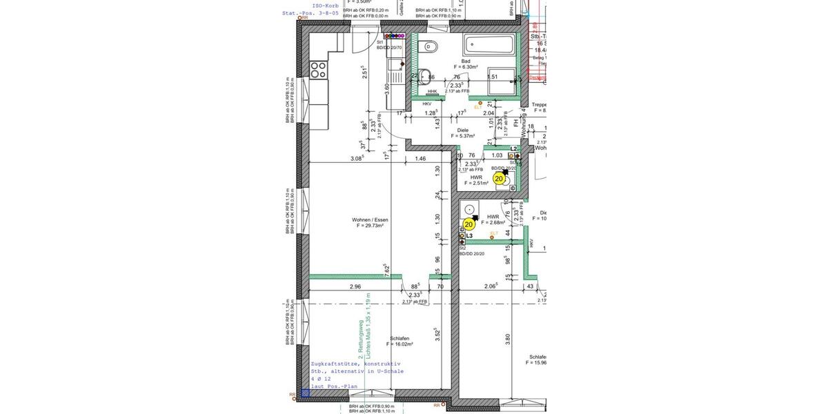 Etagenwohnung Coswig - 2 Zimmer, 62 m&sup2;, 682&euro; | Angebot:26142956