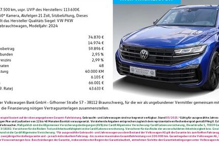 VW Touareg 17.500 km 74.870 &euro; Bamberg 96052