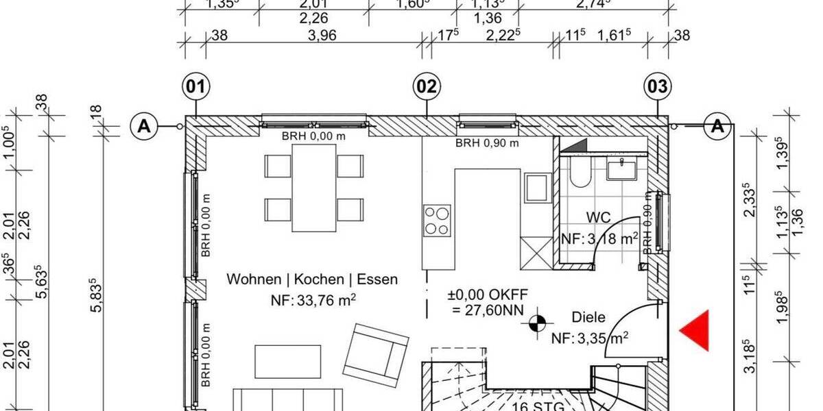 Reihenendhaus Hamburg Groß Flottbek - 4 Zimmer, 114 m&sup2;, 1.199.000&euro; | Angebot:26502424