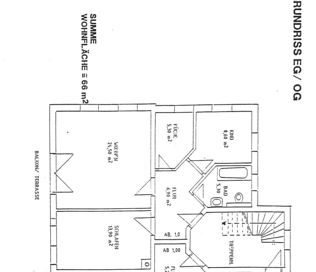 Etagenwohnung Coswig Brockwitz - 3 Zimmer, 66 m&sup2;, 149.000&euro; | Angebot:25637116