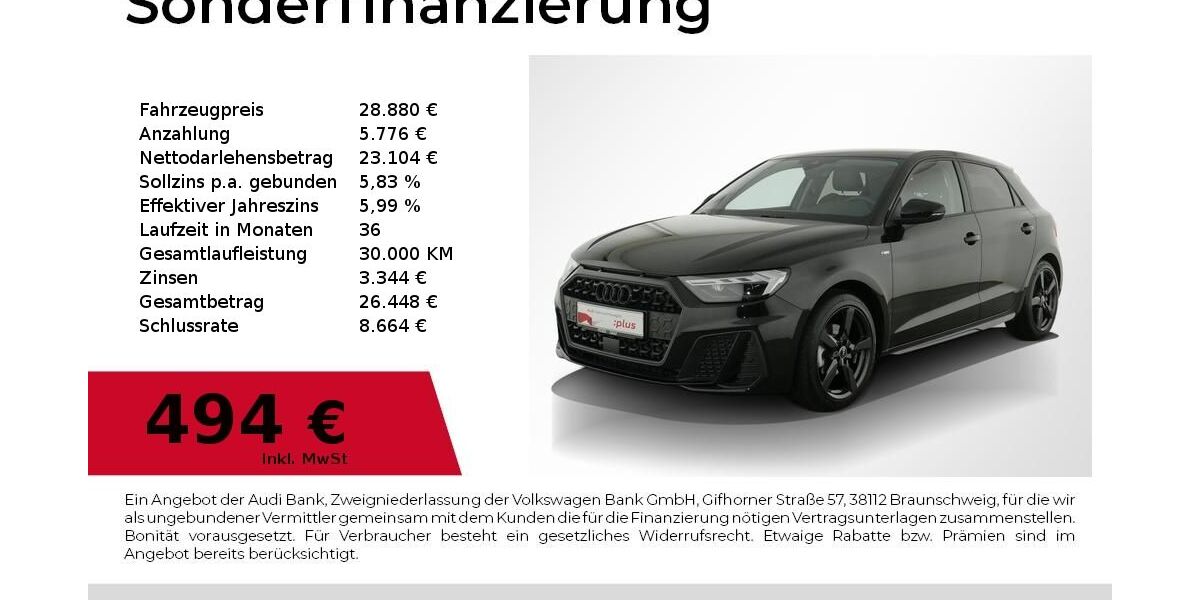 Audi A1 8.700 km 28.880 &euro; Nürnberg 90441