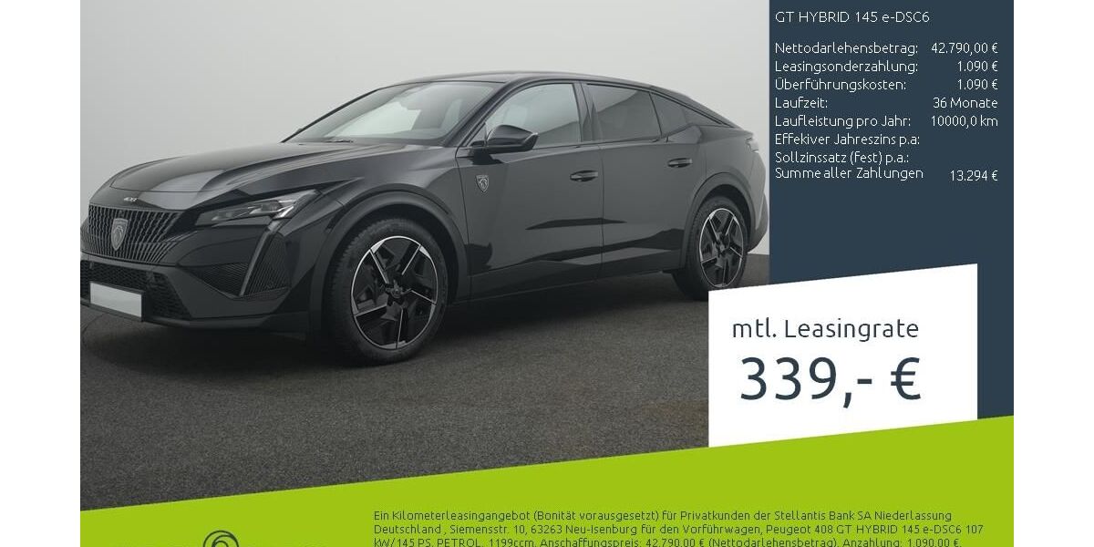 Peugeot 408 1.500 km 42.790 &euro; Borken 46325