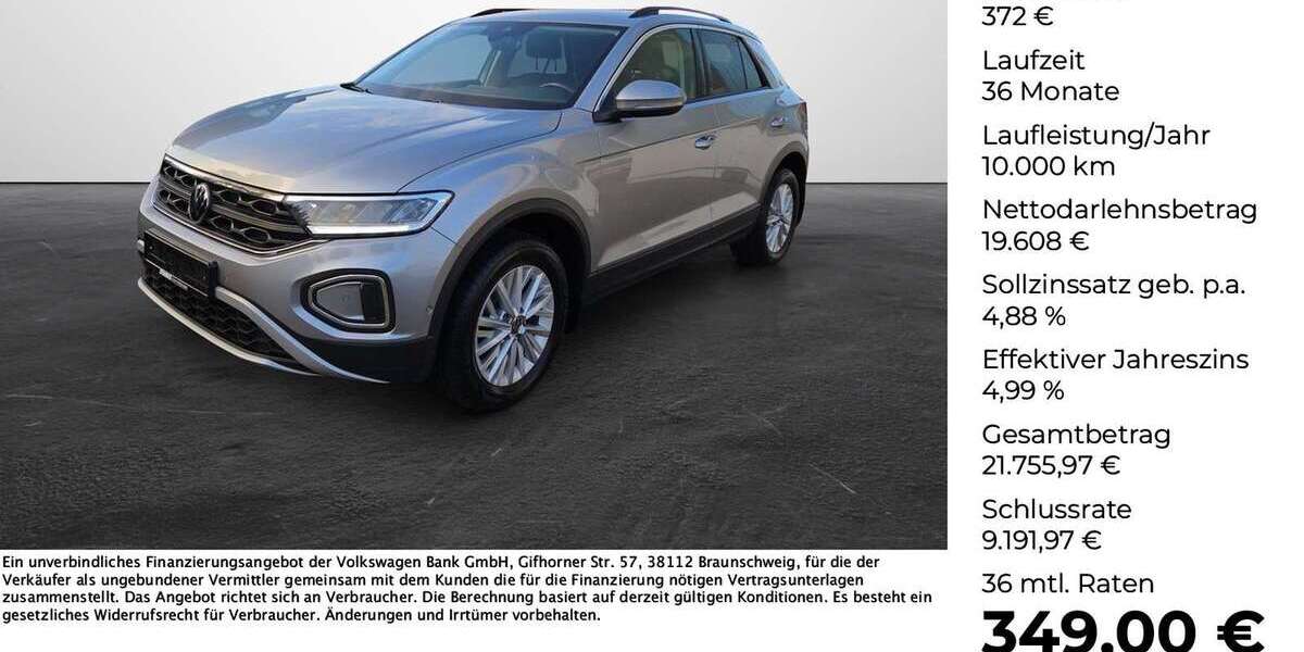 VW T-Roc 127.344 km 19.980 &euro; Ibbenbüren 49477