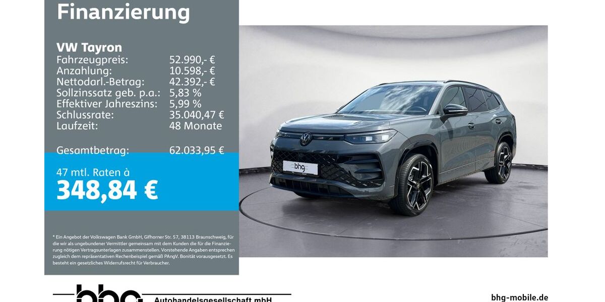 VW Tayron 6.000 km 52.990 &euro; Freiburg 79115