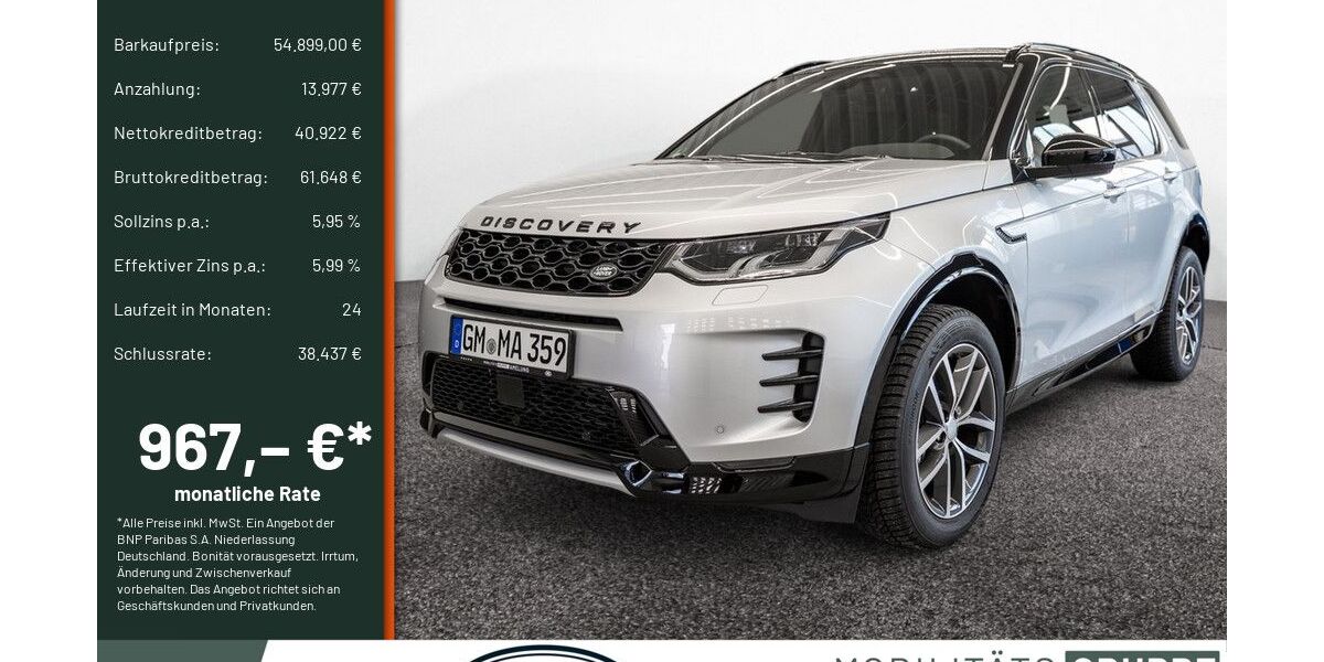 Land Rover Discovery Sport 2.500 km 54.899 € Engelskirchen 51766