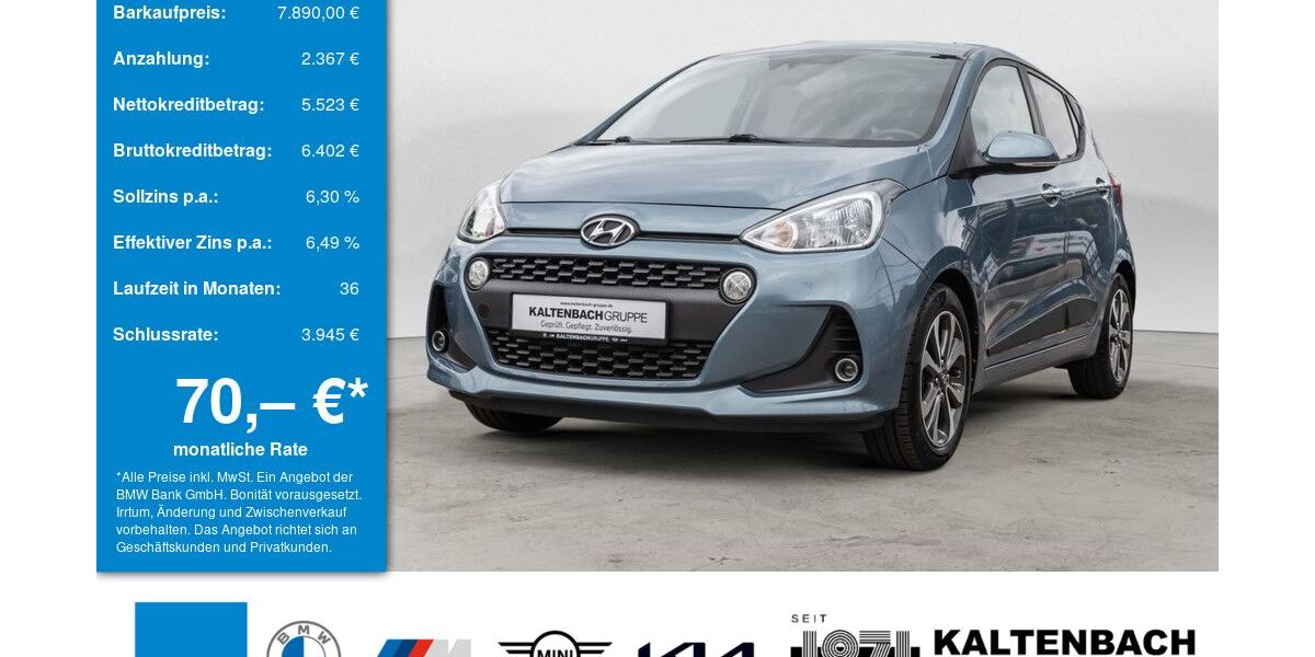 Hyundai i10 71.711 km 7.890 &euro; Bergisch Gladbach 51469