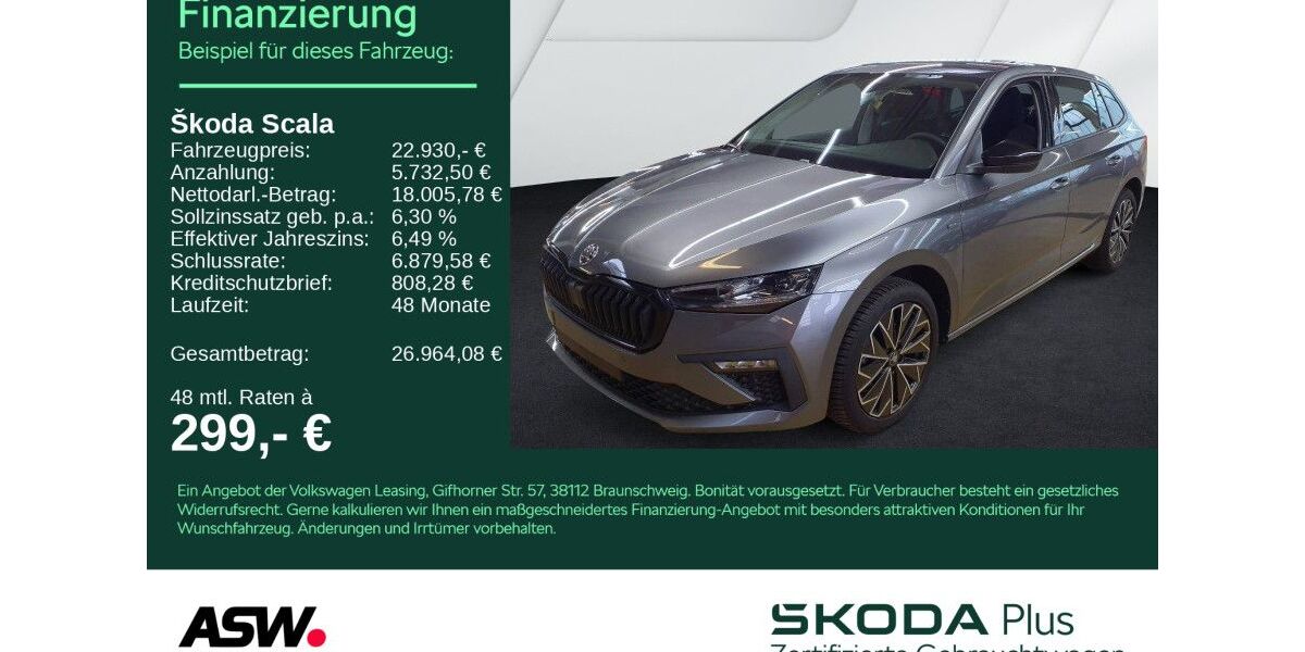 Skoda Scala 27.900 km 22.930 &euro; Heilbronn 74076
