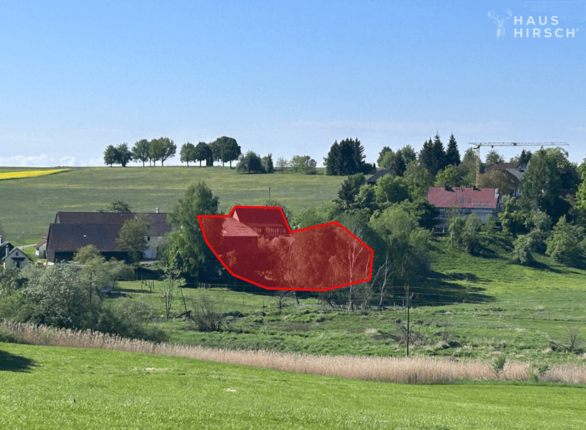 Baugrund mit Abrisshaus in Ortsrandlage, unverbaubarer Ausblick, Pferde und Biber im Garten! zimmer