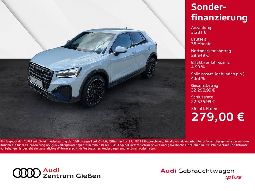 Audi Q2 15.000 km 31.830 € Giessen 35394