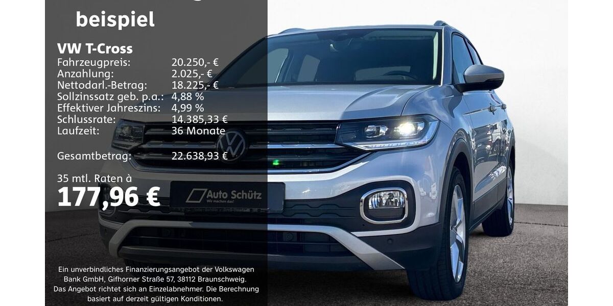 VW T-Cross 73.592 km 19.950 &euro; Groß-Umstadt 64823