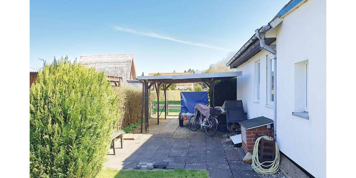 Ihr Rückzugsort an der Ostsee - Ferienhaus auf Eigentumsland, Ostsee nur ca. 900 m entfernt - Bungalow Mesekenhagen Gristow | Angebot:26247804