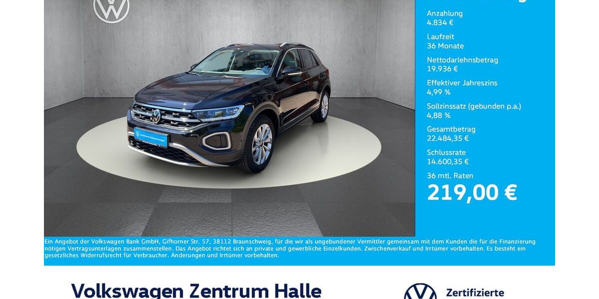 VW T-Roc 32.819 km 24.770 &euro; Halle/Saale 06110