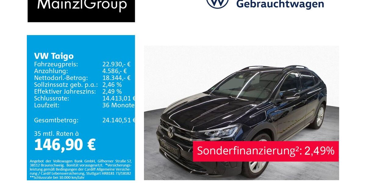 VW Taigo 24.800 km 22.930 &euro; Feldkirchen/Westerham 83620