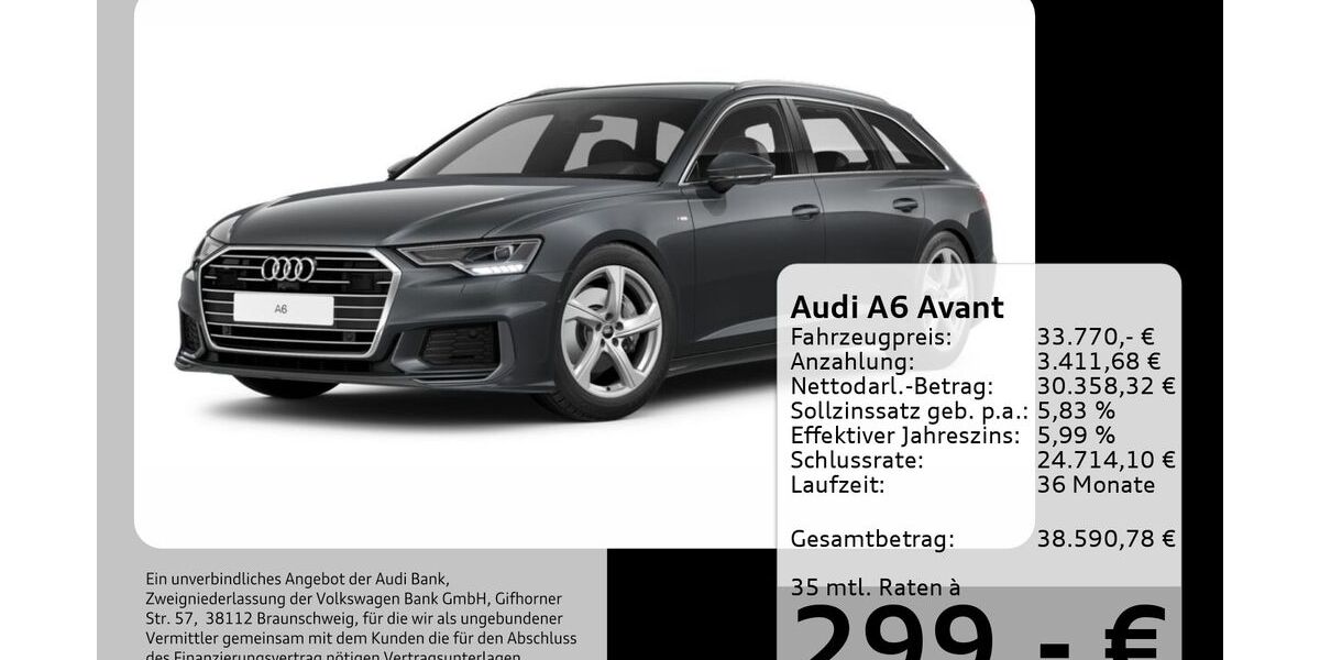 Audi A6 61.863 km 33.770 &euro; Buergstadt 63927