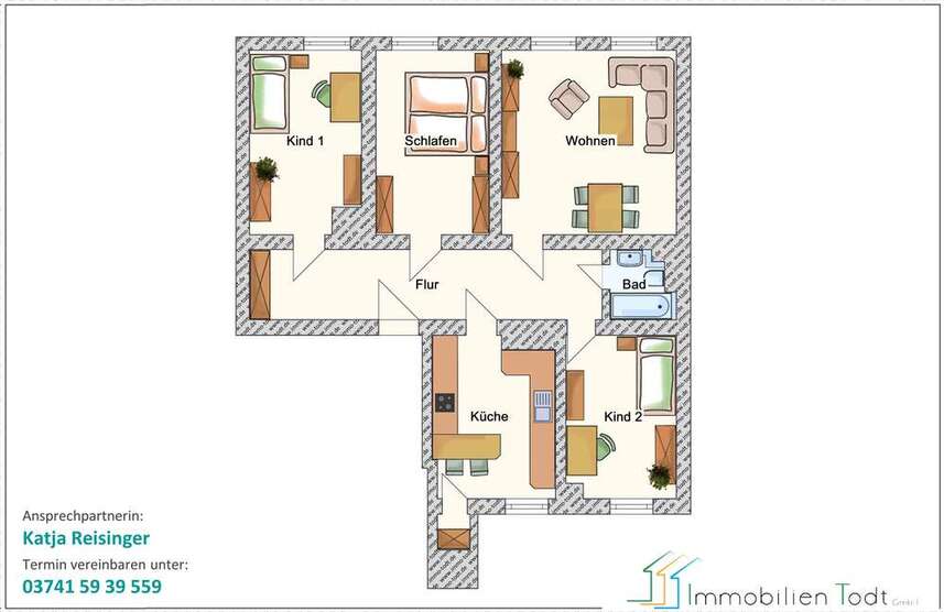 Wohnung zum Mieten in Zwickau 490 € 89.07 m²