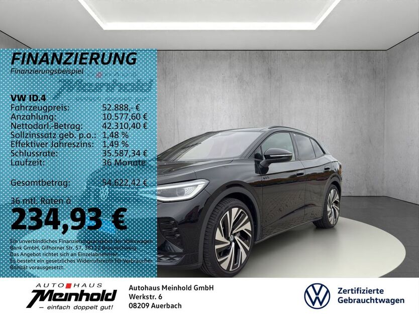 VW ID.4 6.690 km 52.888 € Auerbach/Rebesgrün 08209