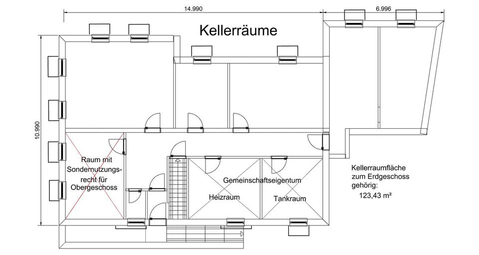 Erdgeschoßwohnung Bernried - 4 Zimmer, 127 m&sup2;, 250.000&euro; | Angebot:27010016