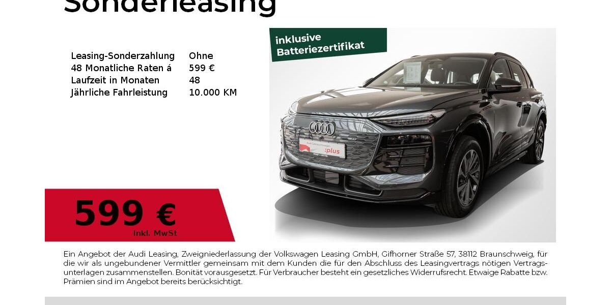 Audi Q6 e-tron 8.520 km 57.990 &euro; Bernburg 06406
