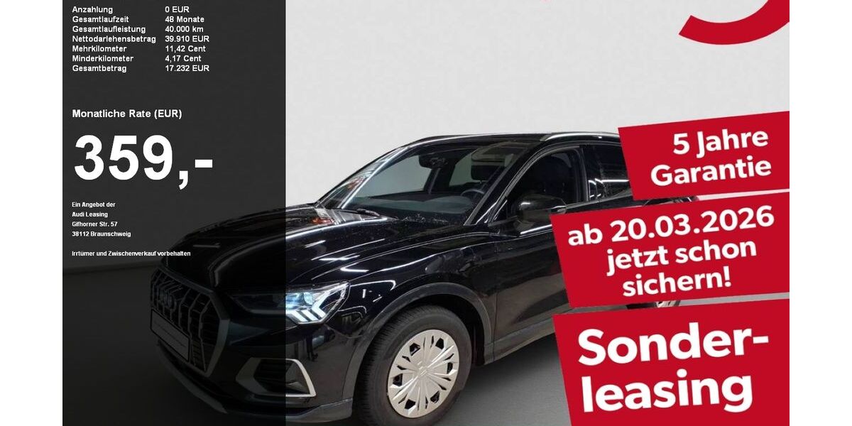Audi Q3 4.000 km 38.840 &euro; Wackersdorf 92442