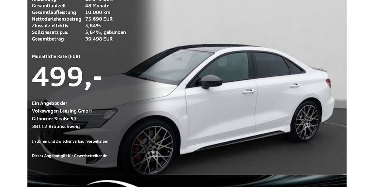 Audi RS3 6.900 km 73.890 &euro; Ravensburg 88214