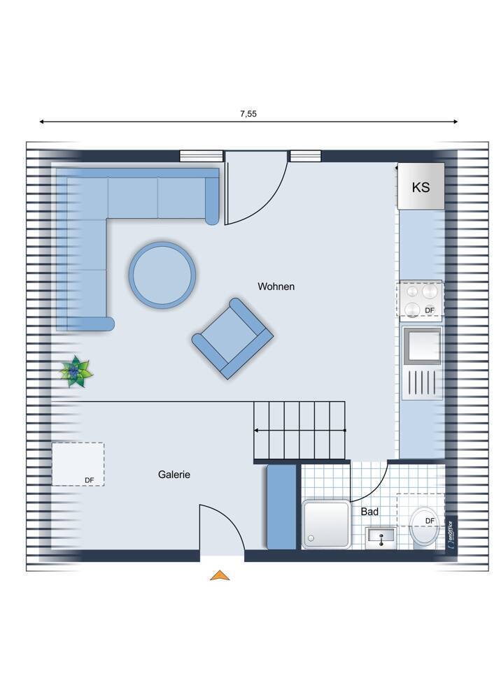 Möbliertes Apartment in Altona-Altstadt.