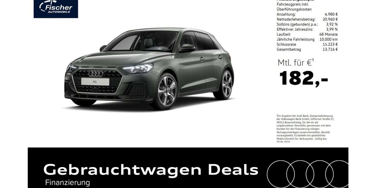 Audi A1 6.682 km 25.780 &euro; Neumarkt 92318