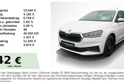 Skoda Fabia 64.450 km 13.940 &euro; Nürnberg 90431