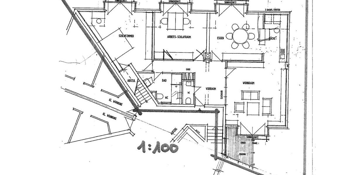 Dachgeschoßwohnung Bielefeld Heepen - 3 Zimmer, 114 m&sup2;, 1.254&euro; | Angebot:26332881