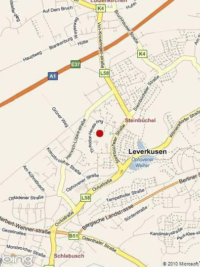 Etagenwohnung Leverkusen Alkenrath - 2 Zimmer, 58 m&sup2;, 648&euro; | Angebot:26204554
