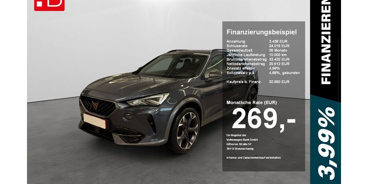 Cupra Formentor 30.525 km 32.950 &euro; Regensburg 93055