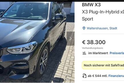 BMW X3 40.000 km 22.999 &euro; Waltershausen 99880