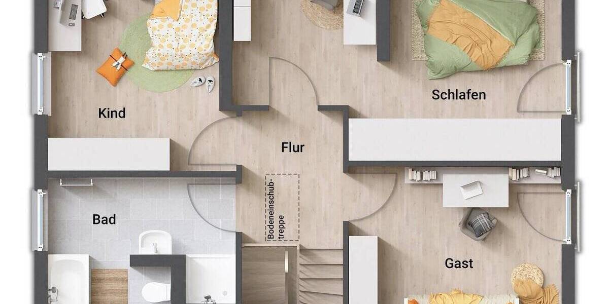 Einfamilienhaus Altenberge - 5 Zimmer, 125 m&sup2;, 277.390&euro; | Angebot:25798881