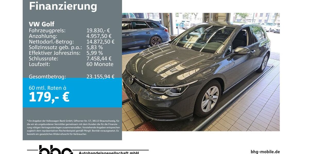 VW Golf 44.689 km 19.460 &euro; Ettlingen 76275