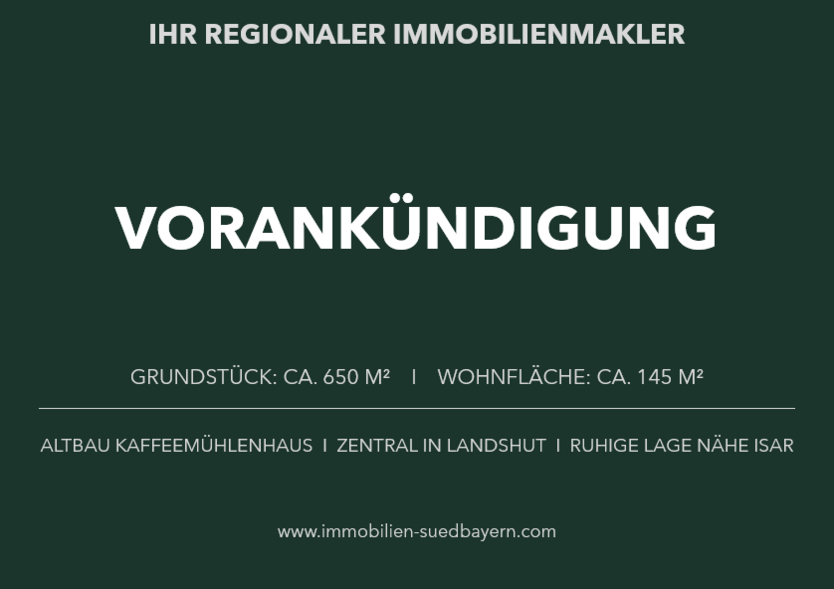 Haus zum Kaufen in Landshut 998.000 € 145 m²