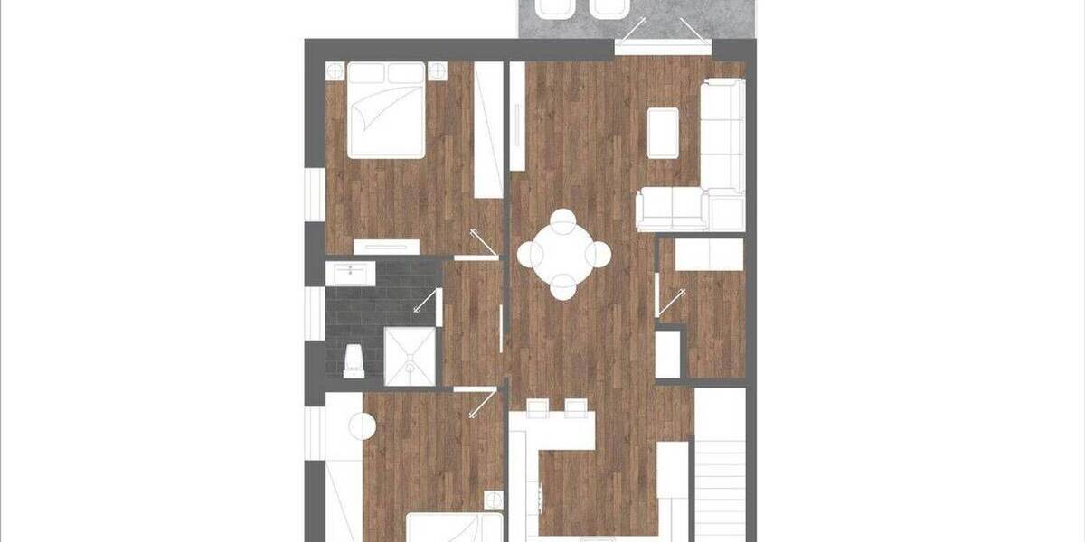 Etagenwohnung Bispingen - 3 Zimmer, 91 m&sup2;, 1.249&euro; | Angebot:26814655