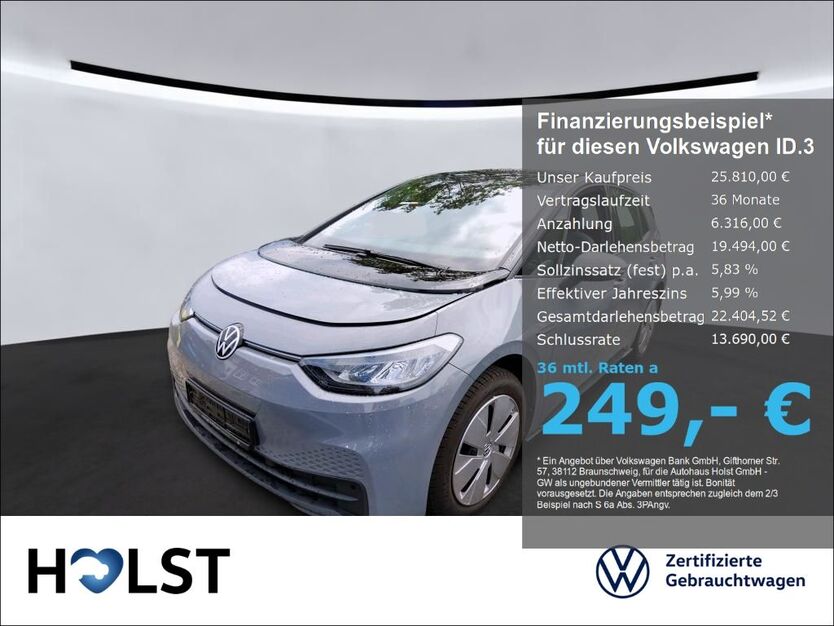 VW ID.3 10.214 km 25.810 € Scheeßel 27383