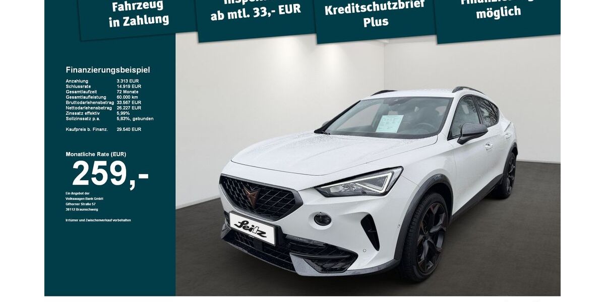Cupra Formentor 64.360 km 28.749 &euro; Weingarten 88250