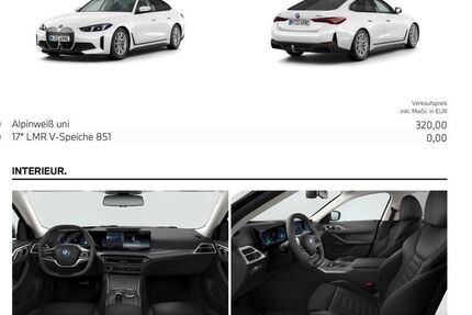 BMW i4 18.000 km 46.500 &euro; München 80939