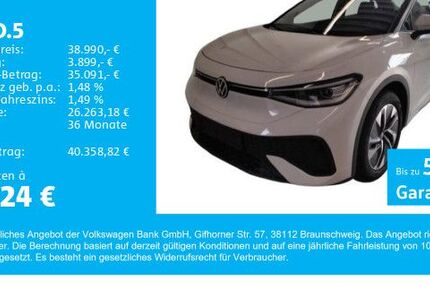 VW ID.5 15.100 km 38.990 € Gersthofen 86368