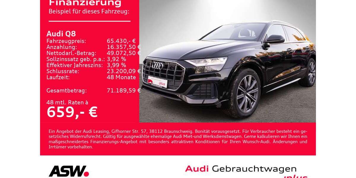 Audi Q8 68.946 km 65.430 &euro; Heilbronn 74074
