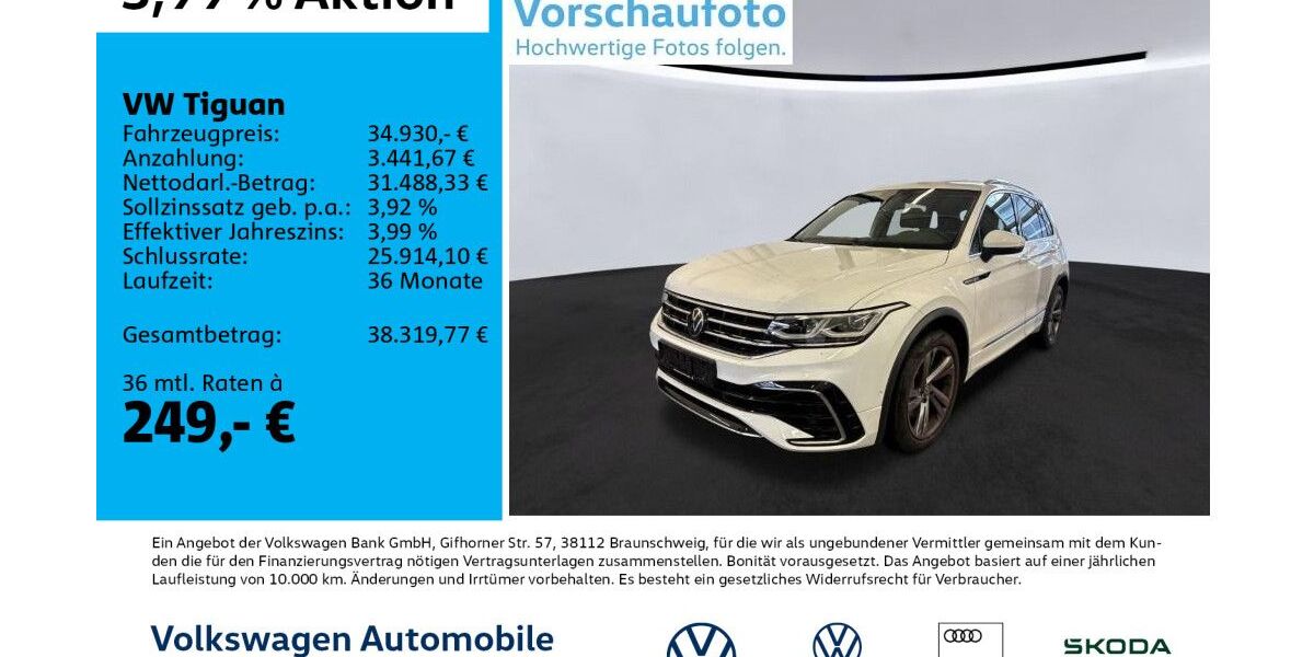 VW Tiguan 30.147 km 34.930 &euro; Leipzig 04178