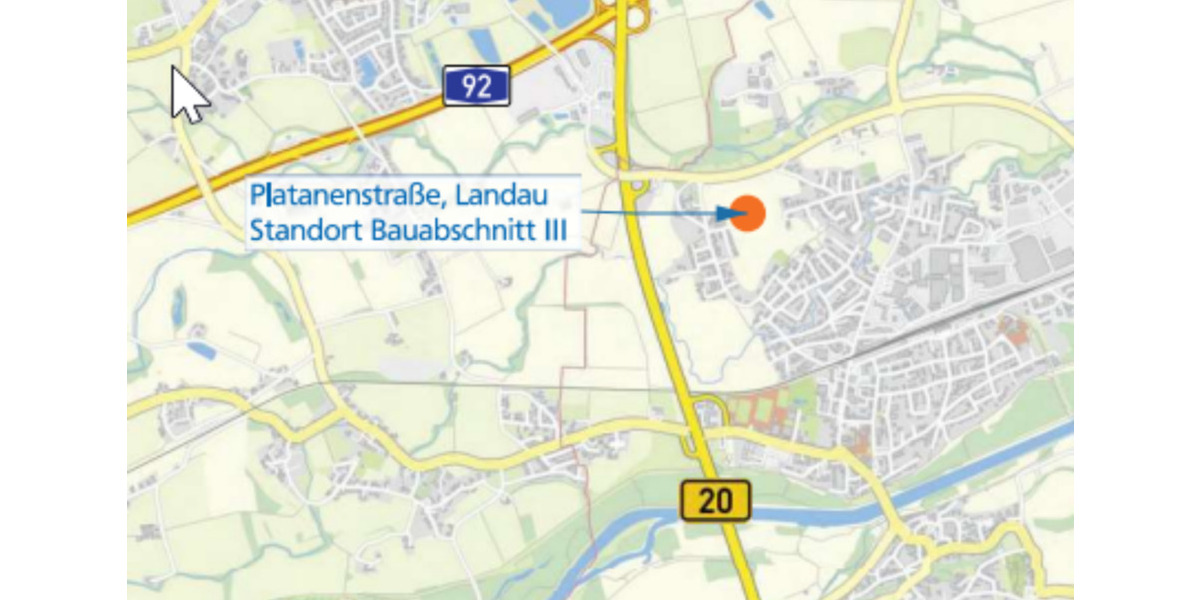 Etagenwohnung Landau an der Isar - 2 Zimmer, 57 m&sup2;, 695&euro; | Angebot:25850748