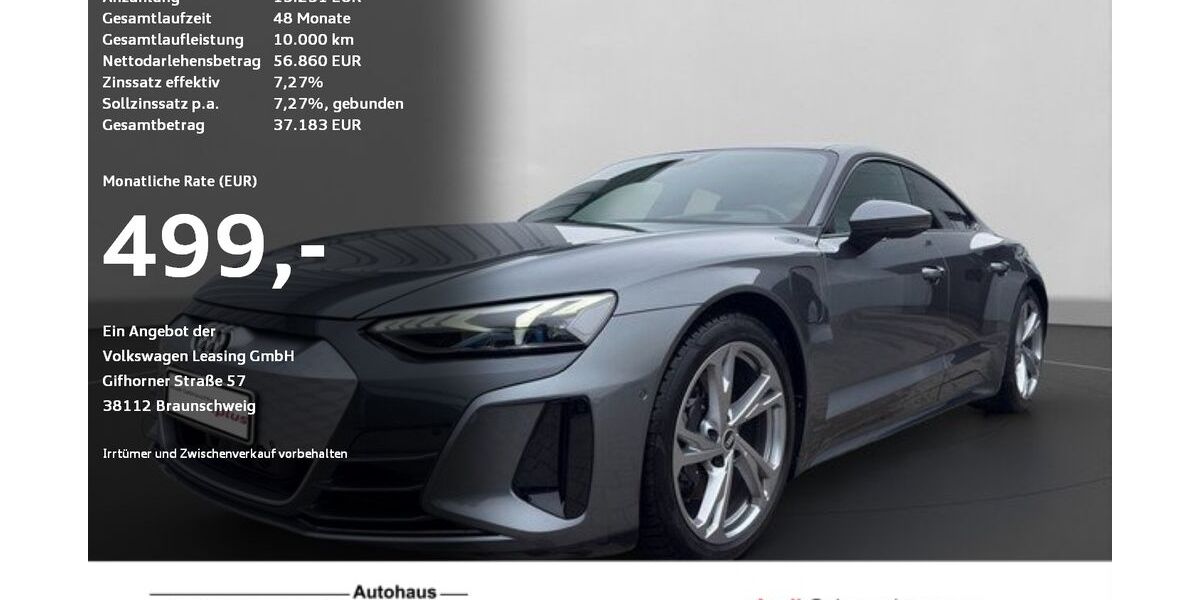 Audi e-tron GT 57.004 km 52.210 &euro; Ravensburg 88214