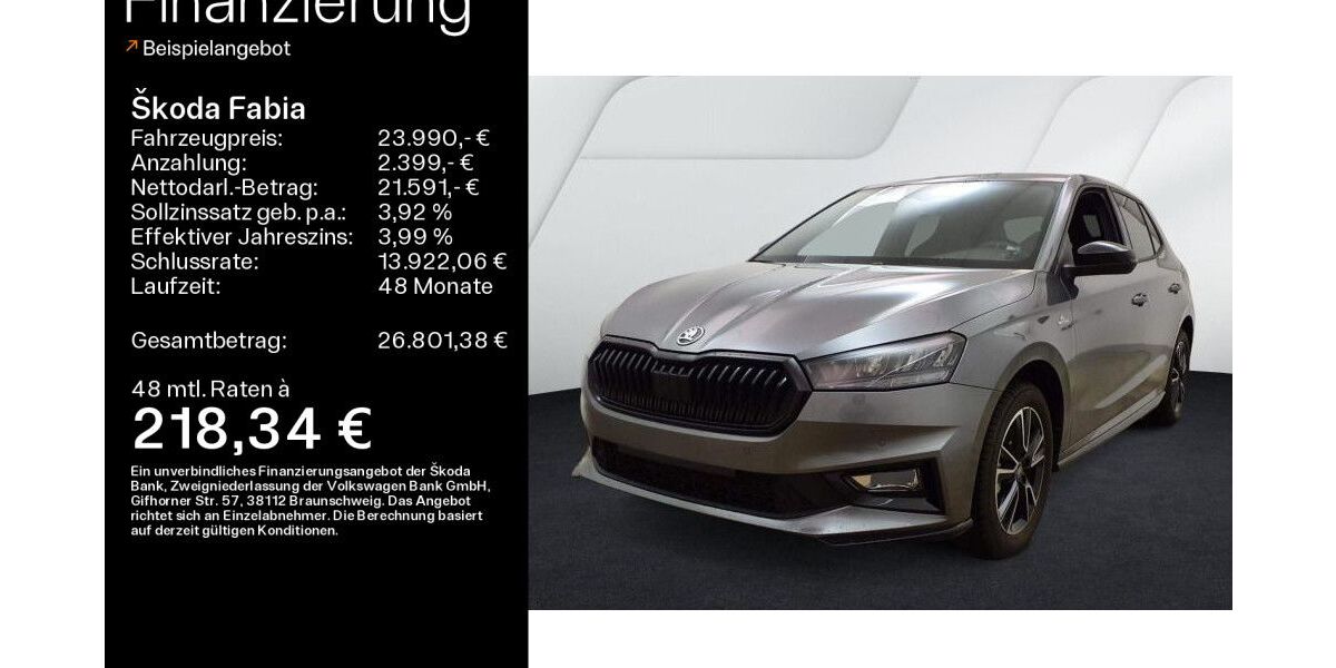 Skoda Fabia 9.600 km 23.990 &euro; Coburg 96450